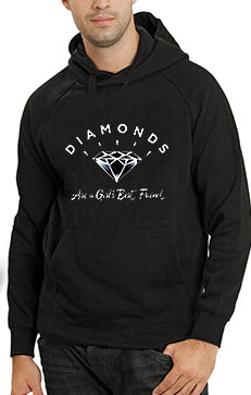 Diamonds Are A Girl's Best Friend Adult Hoodie