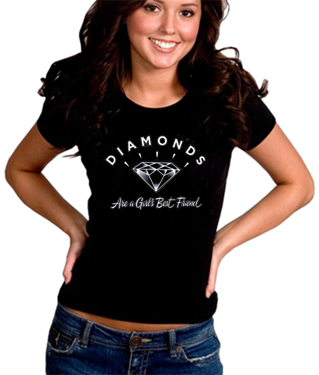 Diamonds Are A Girl's Best Friend Girl's T-Shirt