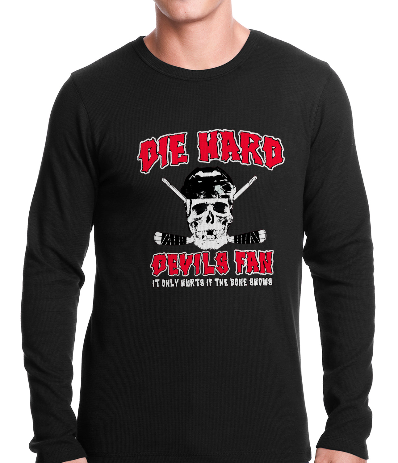 Die Hard Devils Fan Hockey Thermal Shirt