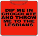 Dip Me In Chocolate And Throw Me To The Lesbians T-Shirt