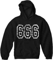 Distressed 666  Hoodie