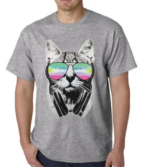 DJ Cat Mens T-shirt