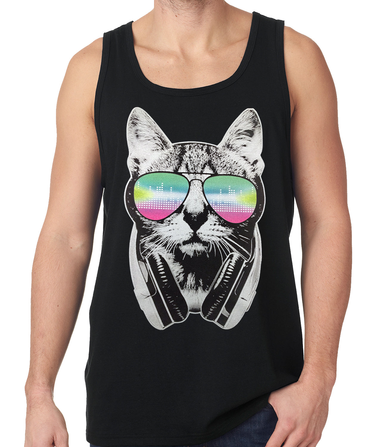 DJ Cat Tank Top