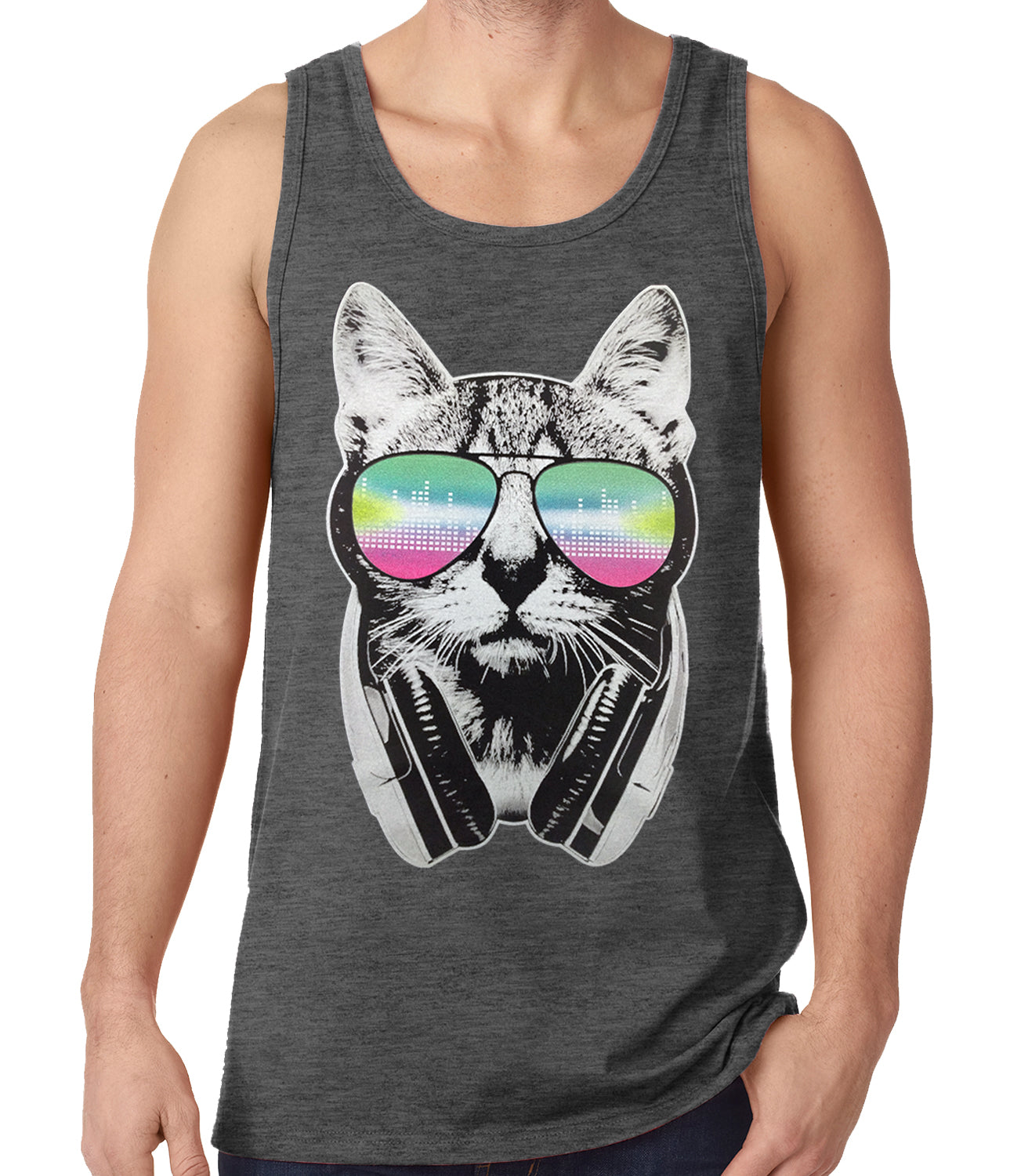 DJ Cat Tank Top