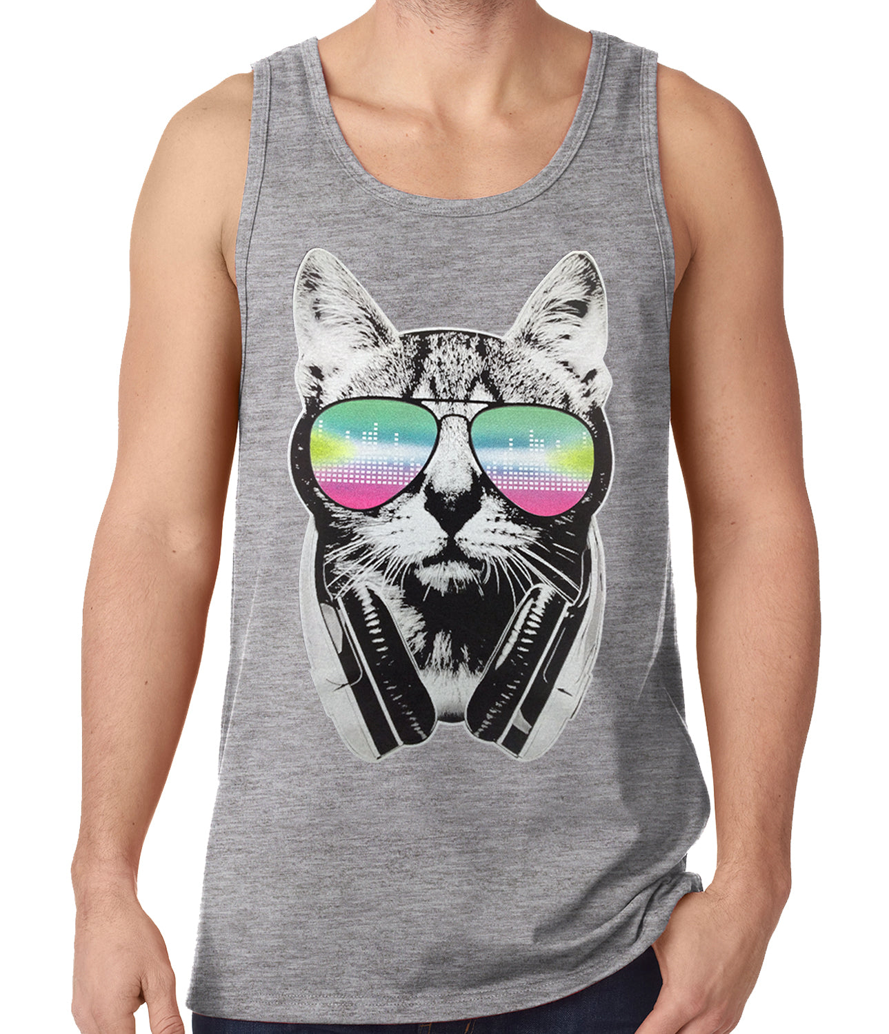 DJ Cat Tank Top