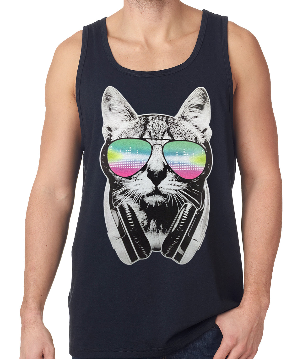 DJ Cat Tank Top