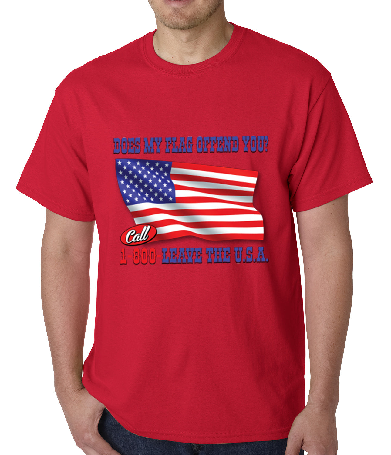 Does My Flag Offend You? Mens T-shirt