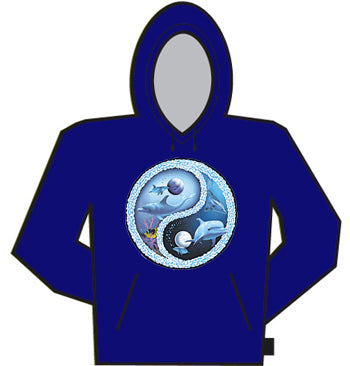 Dolphin Ying Yang Hoodie