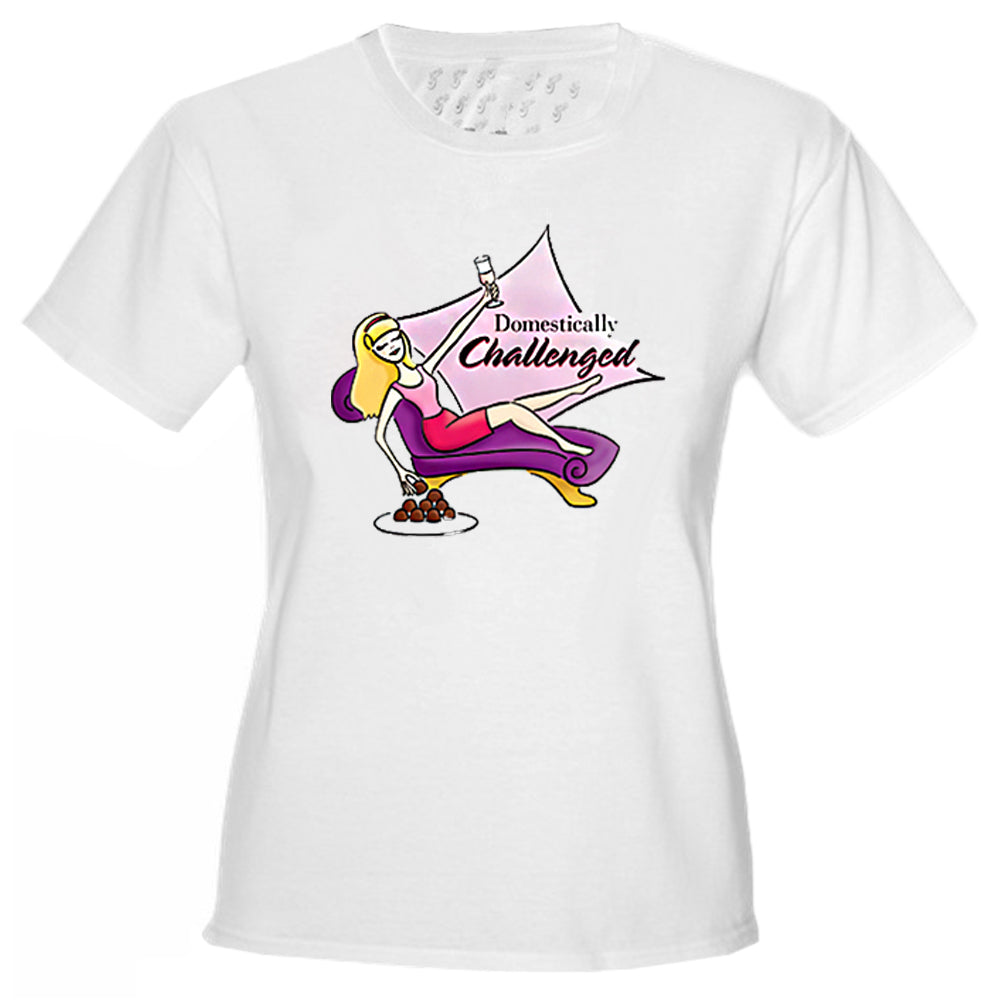 Domestically Challenged Girls T-Shirt