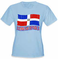 Dominican Republic Vintage Flag Girl's T-Shirt