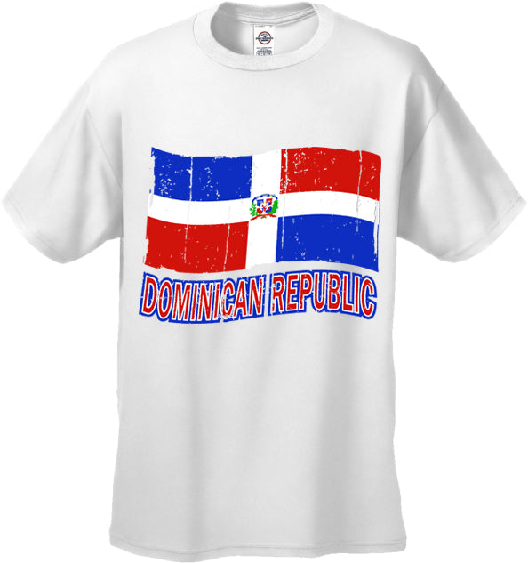 Dominican Republic Vintage Flag Men's T-Shirt