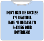 Don't Hate Me T-Shirt (Mens)