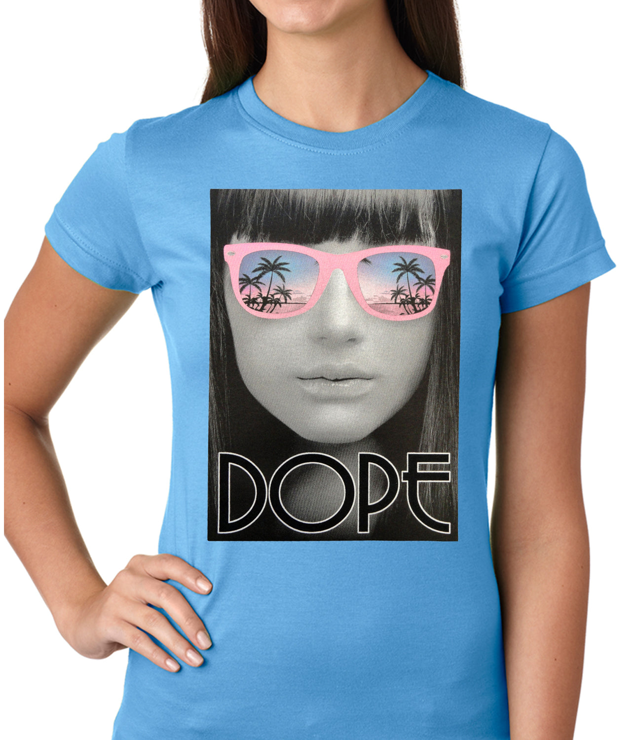 Dope Palm Tree Glasses Girls T-shirt
