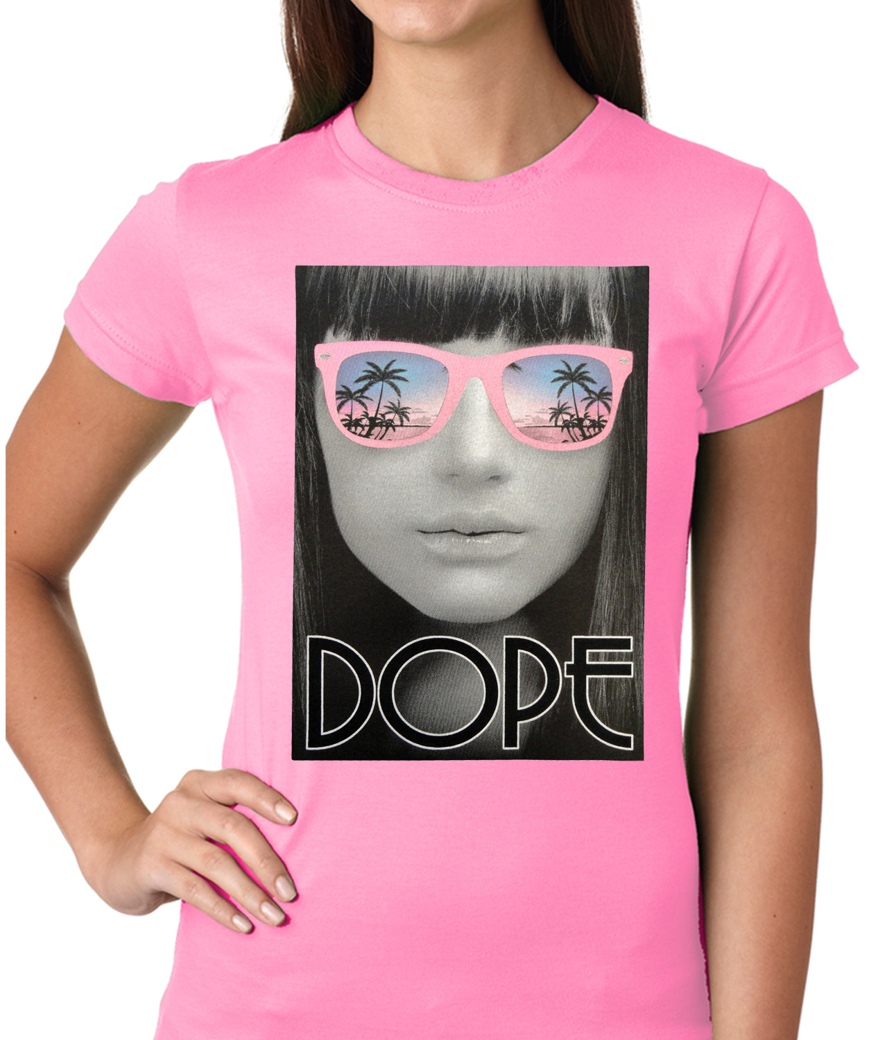 Dope Palm Tree Glasses Girls T-shirt