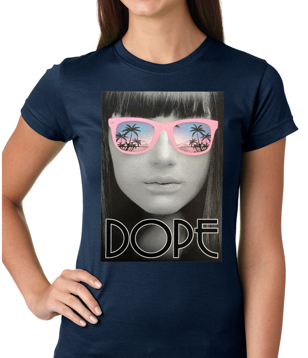 Dope Palm Tree Glasses Girls T-shirt