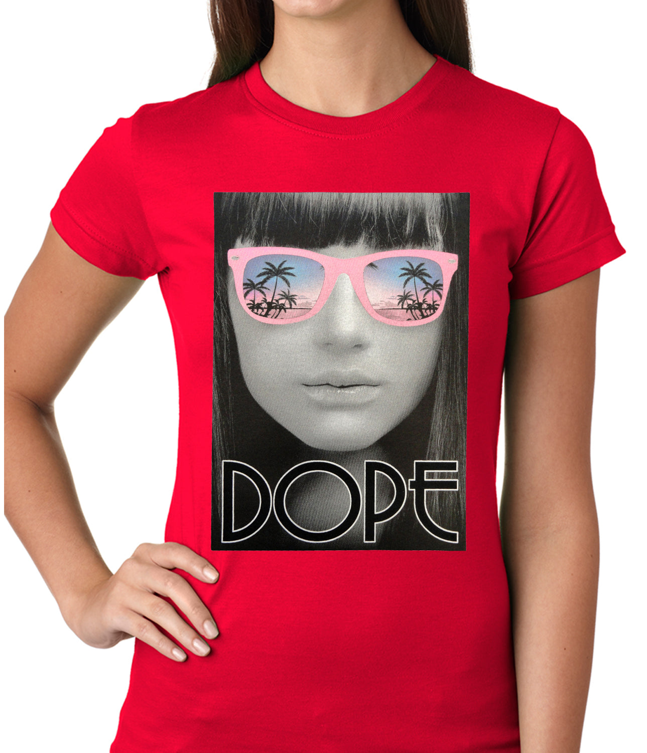 Dope Palm Tree Glasses Girls T-shirt