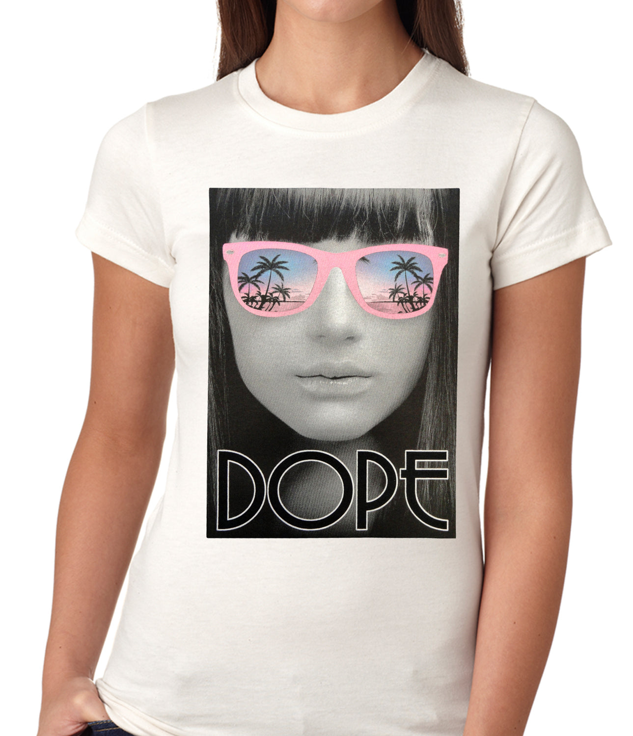 Dope Palm Tree Glasses Girls T-shirt