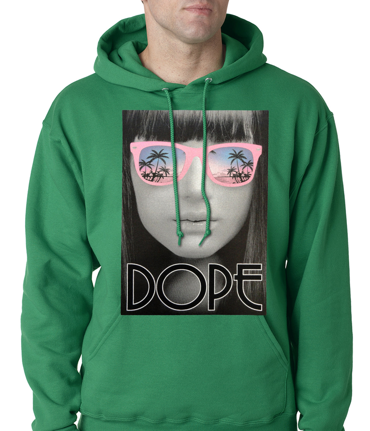 Dope Palm Tree Glasses Hoodie