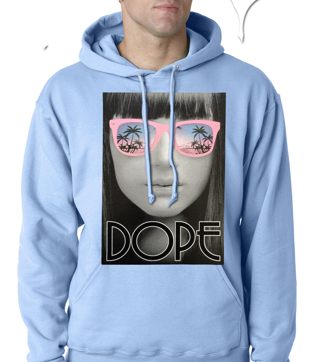 Dope Palm Tree Glasses Hoodie