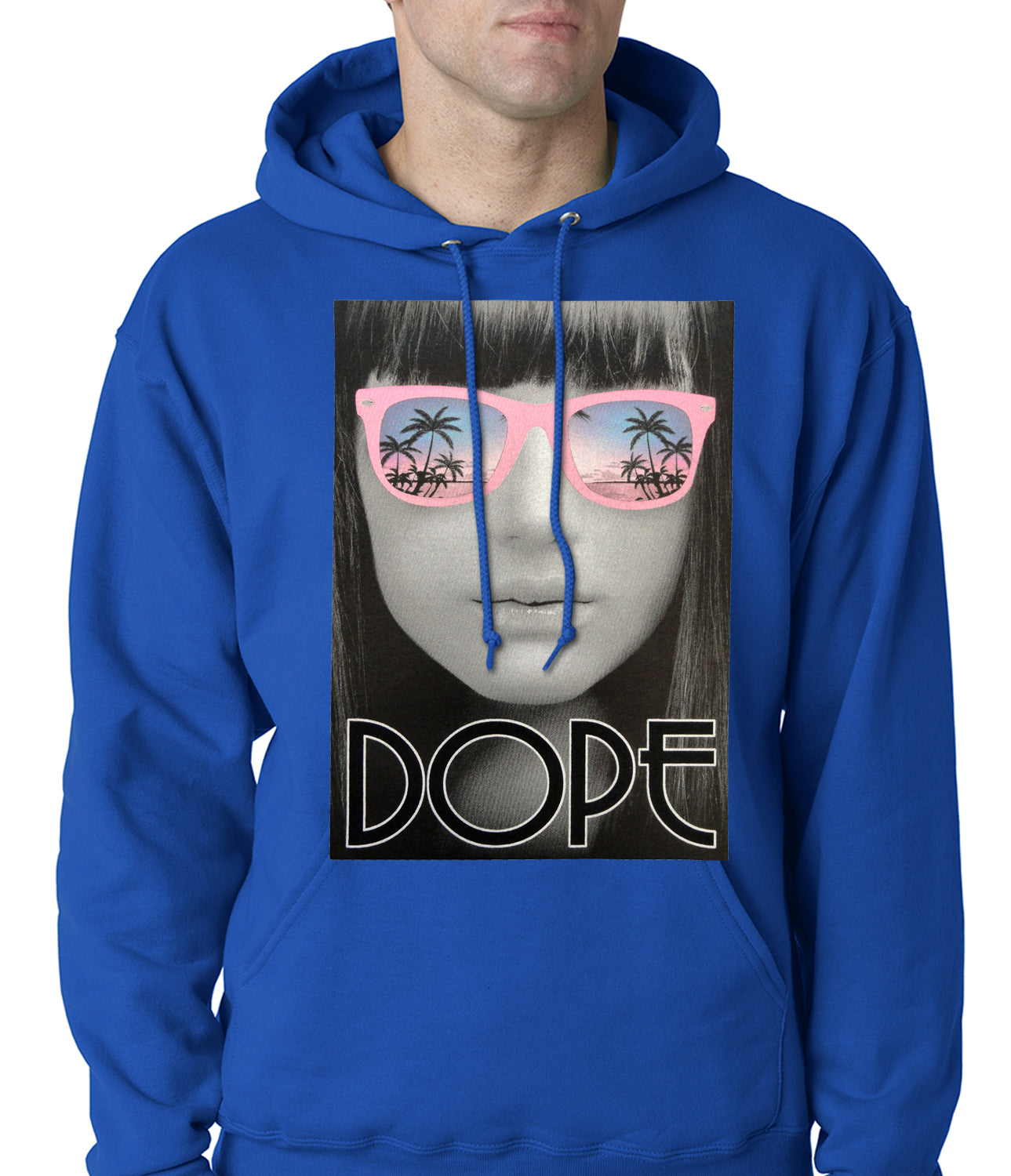 Dope Palm Tree Glasses Hoodie