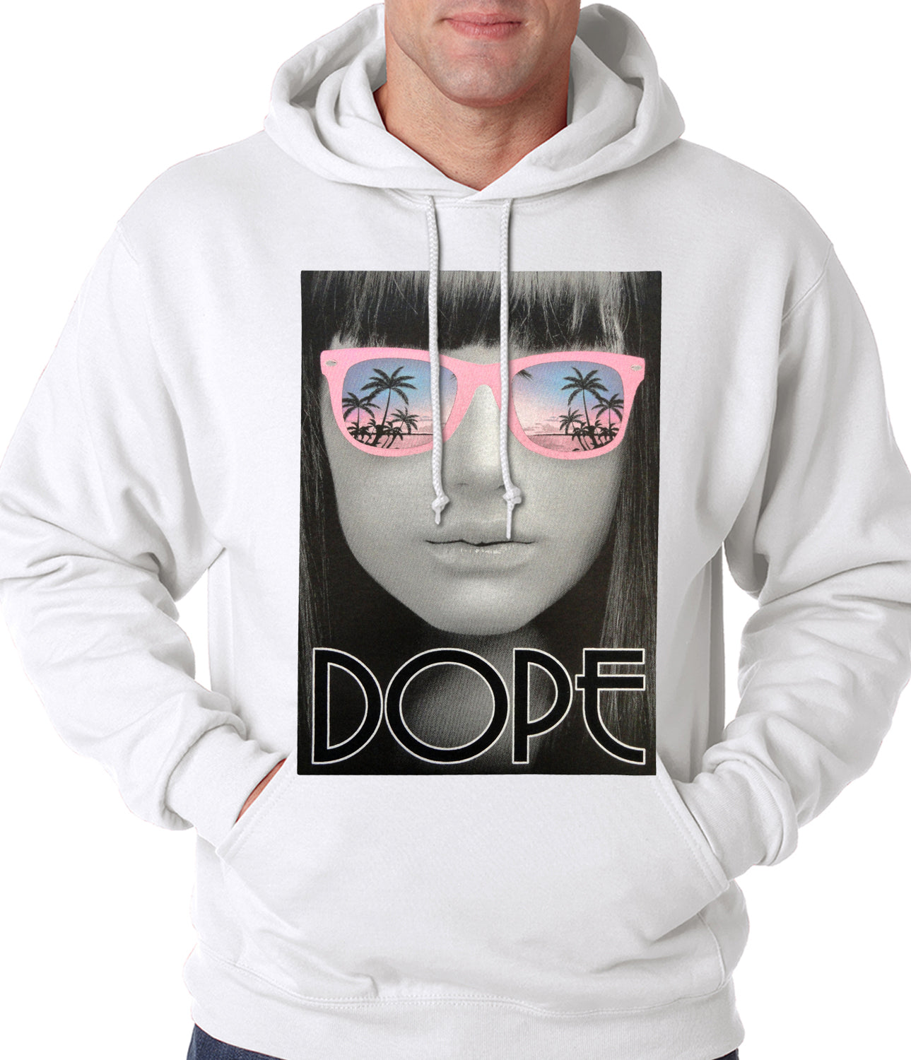 Dope Palm Tree Glasses Hoodie