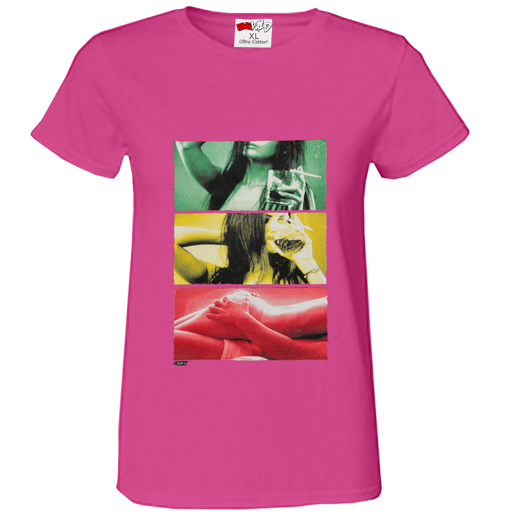 Drink, Smoke, Love Girl's T-shirt