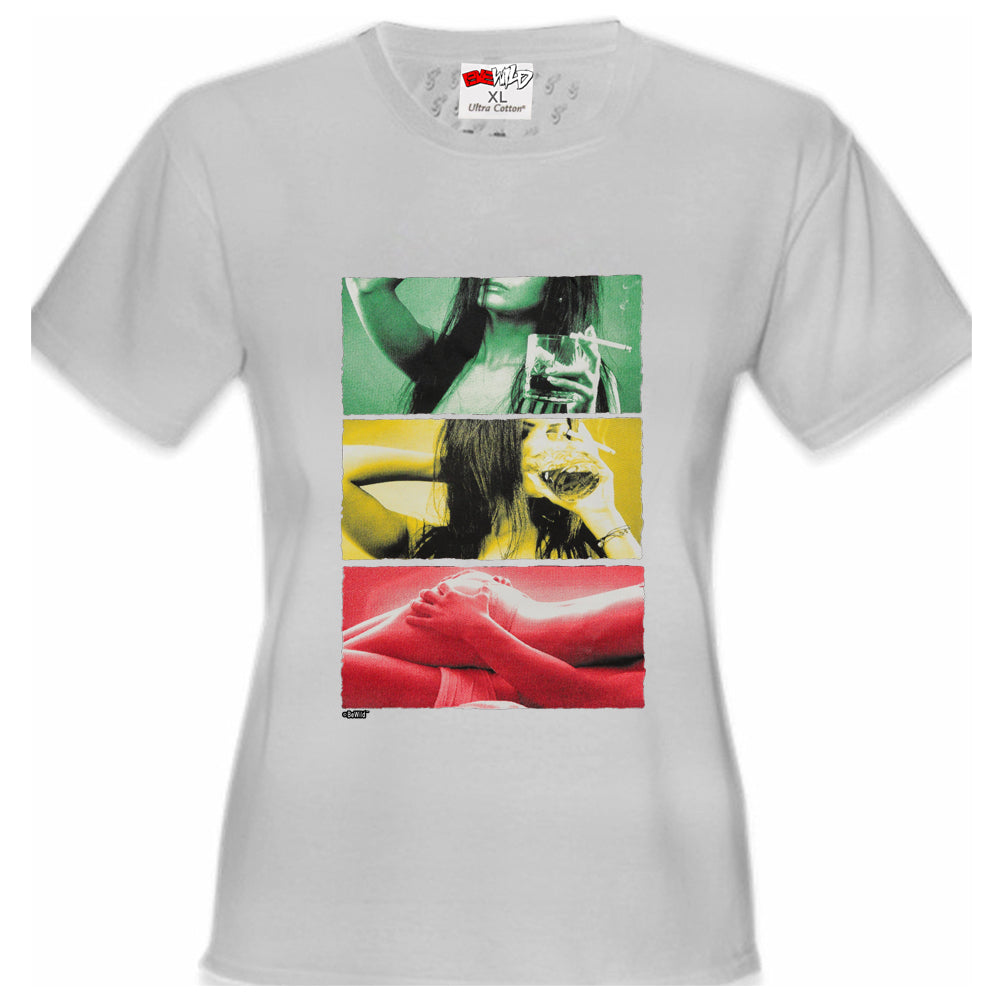 Drink, Smoke, Love Girl's T-shirt