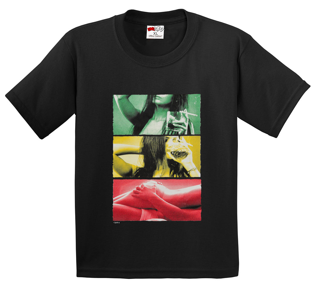 Drink, Smoke, Love Men's T-shirt