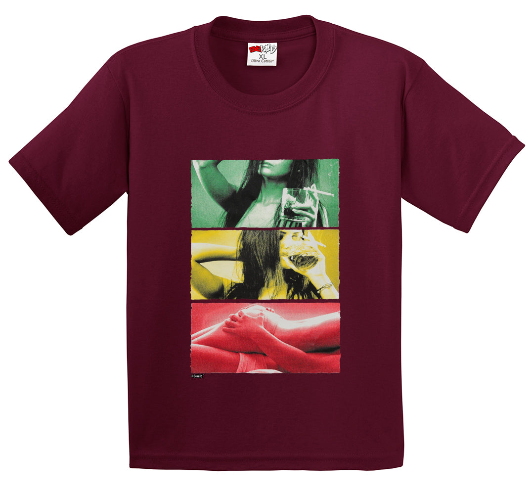 Drink, Smoke, Love Men's T-shirt