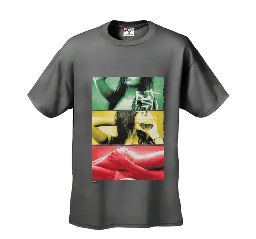 Drink, Smoke, Love Men's T-shirt