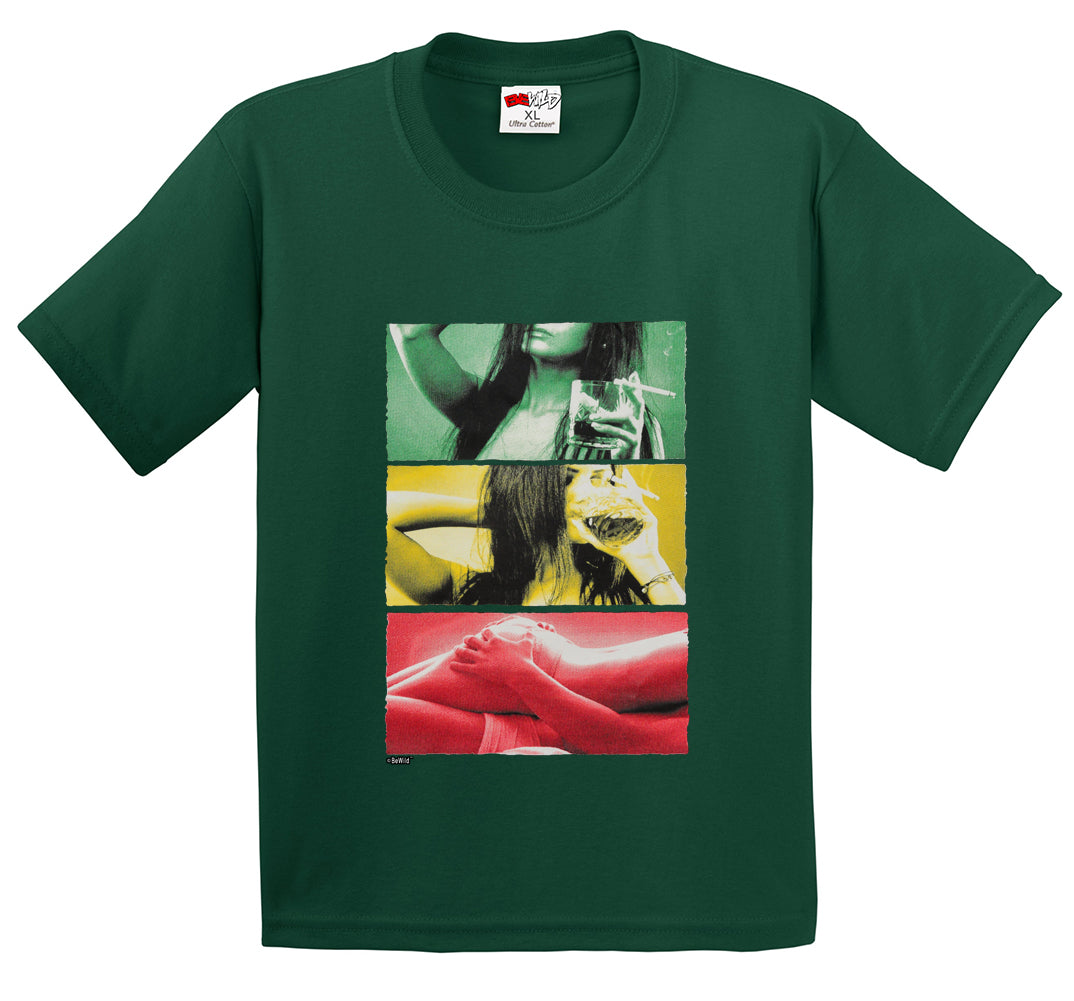 Drink, Smoke, Love Men's T-shirt