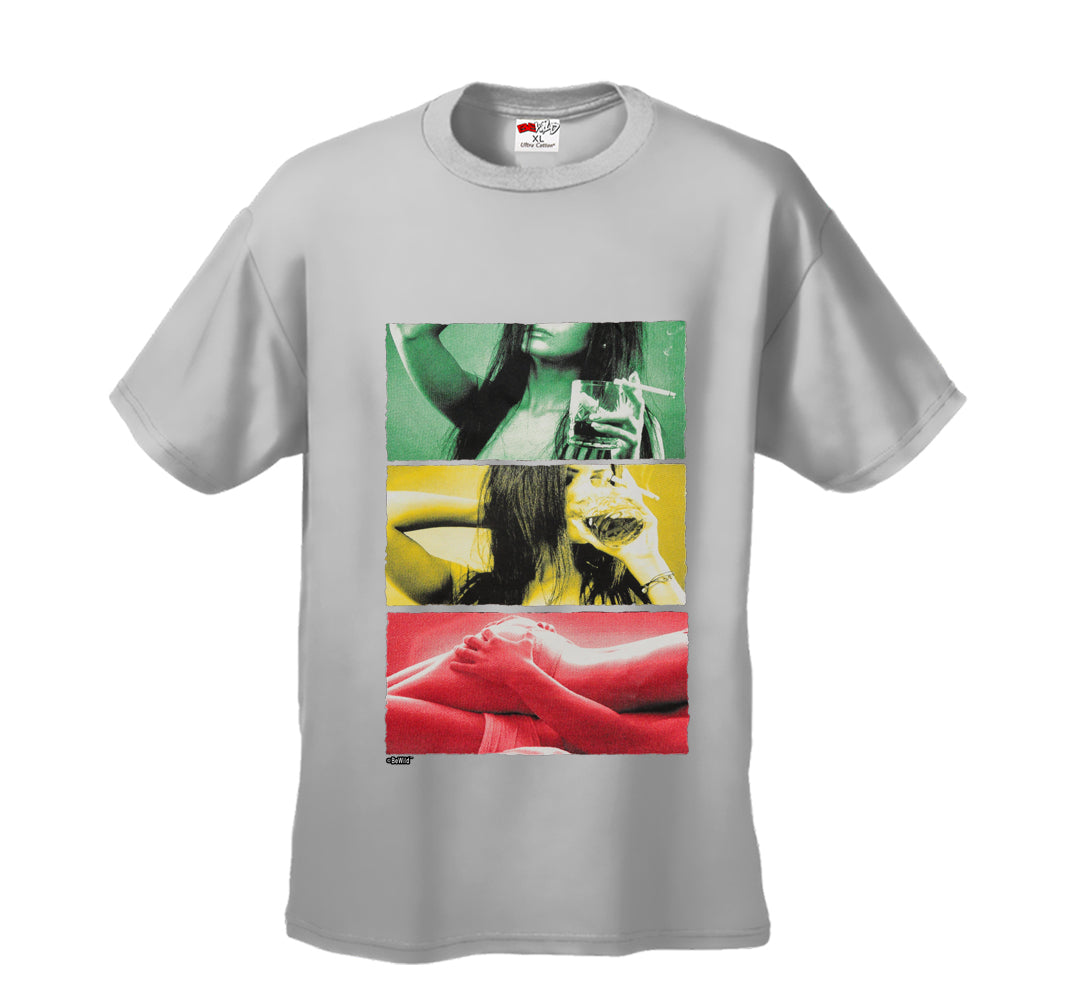 Drink, Smoke, Love Men's T-shirt