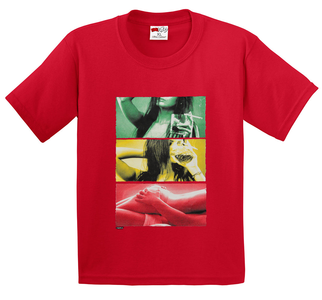 Drink, Smoke, Love Men's T-shirt