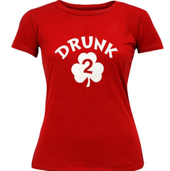 Drunk 2 Irish Shamrock Girl's T-Shirt