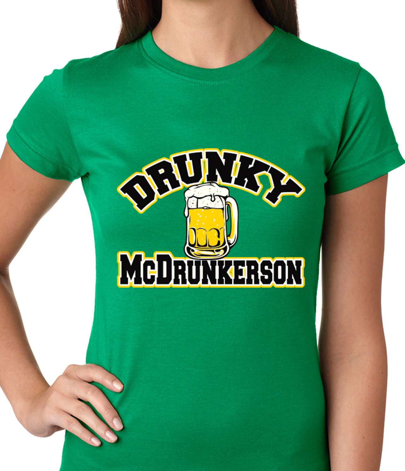 Drunky McDrunkerson Funny Ladies T-shirt