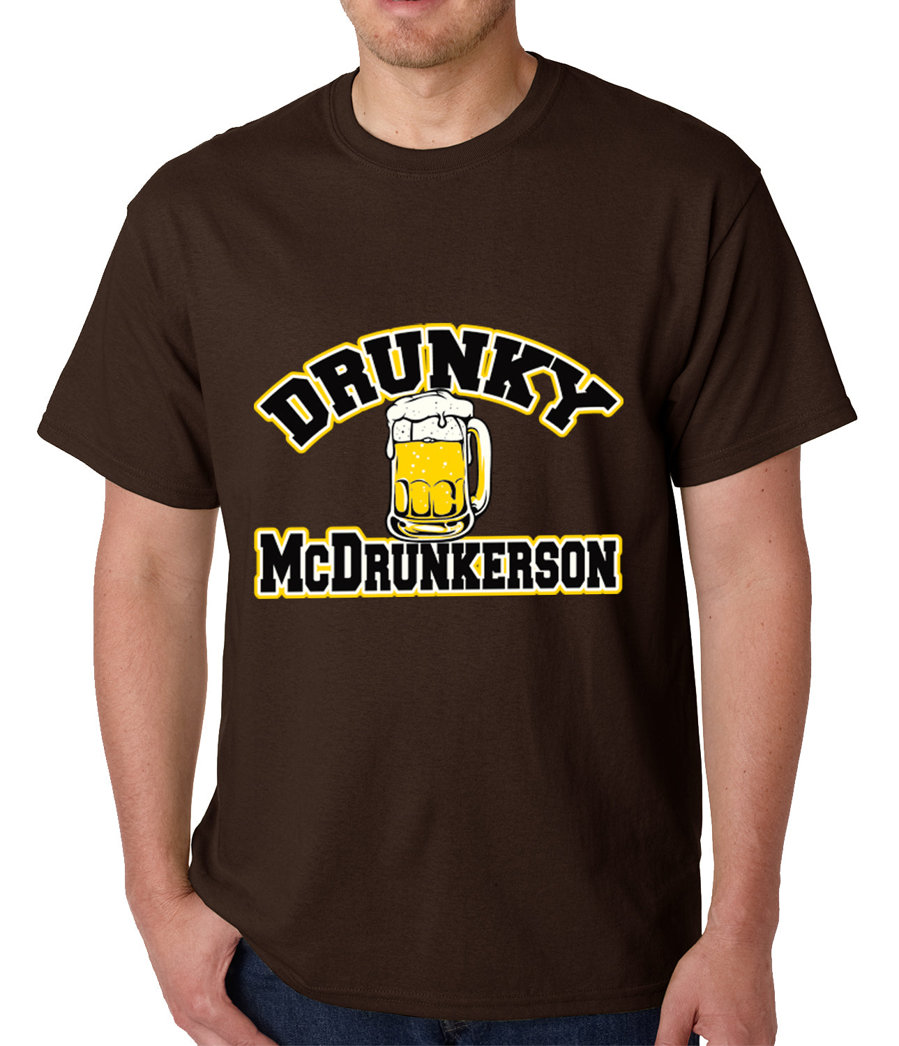 Drunky McDrunkerson Funny Mens T-shirt