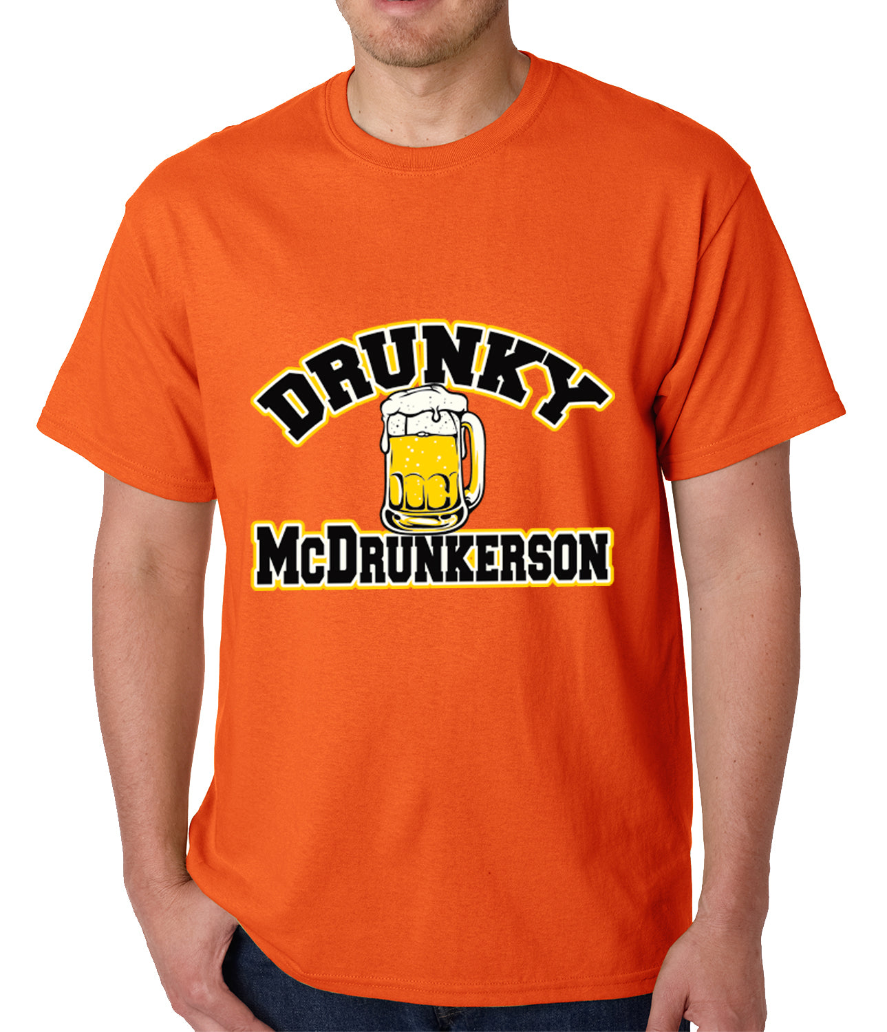 Drunky McDrunkerson Funny Mens T-shirt