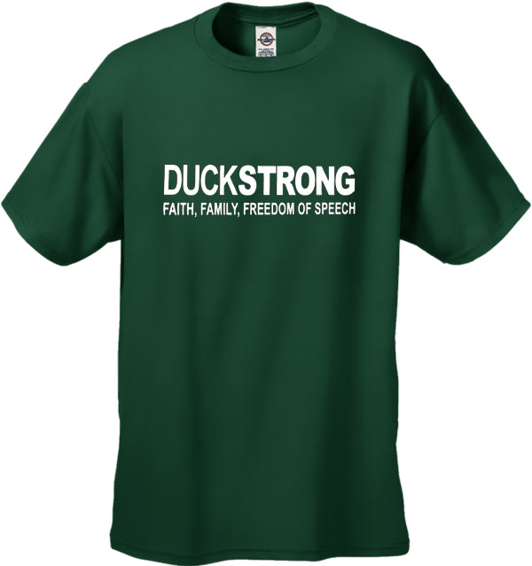 DuckStrong Faith, Family, Freedom Of Speech Men's T-Shirt
