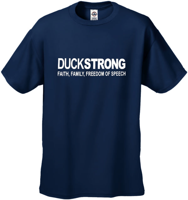 DuckStrong Faith, Family, Freedom Of Speech Men's T-Shirt