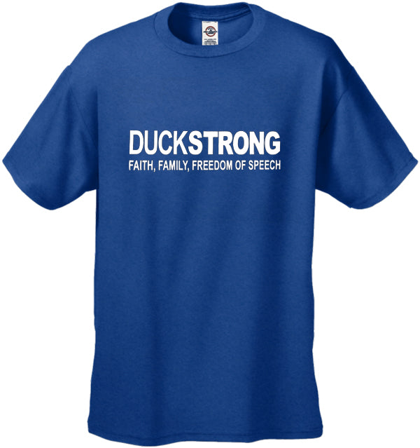 DuckStrong Faith, Family, Freedom Of Speech Men's T-Shirt