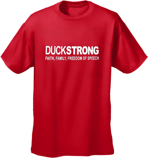 DuckStrong Faith, Family, Freedom Of Speech Men's T-Shirt