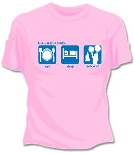 Eat, Sleep, And Cheer! Girls T-Shirt