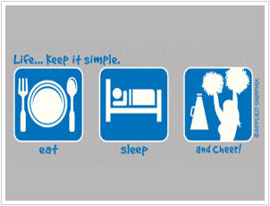 Eat, Sleep, And Cheer! T-Shirt
