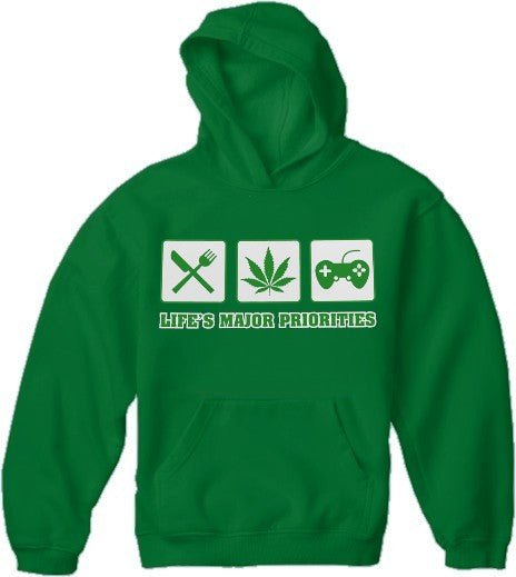 Eat, Smoke Weed & Play Video Games Hoodie