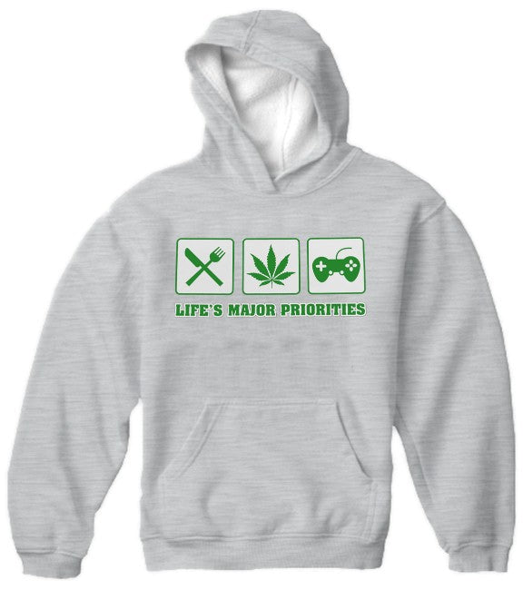 Eat, Smoke Weed & Play Video Games Hoodie