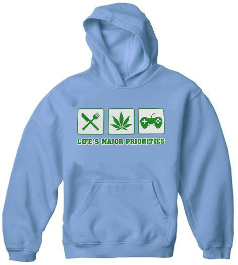 Eat, Smoke Weed & Play Video Games Hoodie