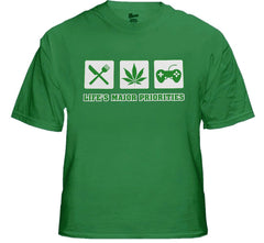 Eat, Smoke Weed & Play Video Games T-Shirt