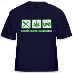 Eat, Smoke Weed & Play Video Games T-Shirt