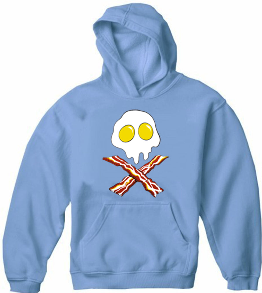 Eggs Bacon Skull Adult Hoodie
