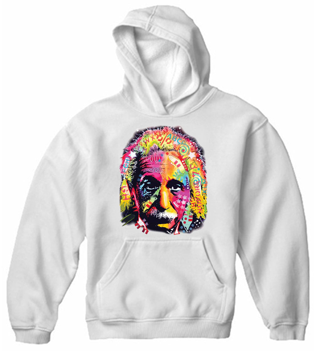 Einstein Graffiti Fractal Adult Hoodie